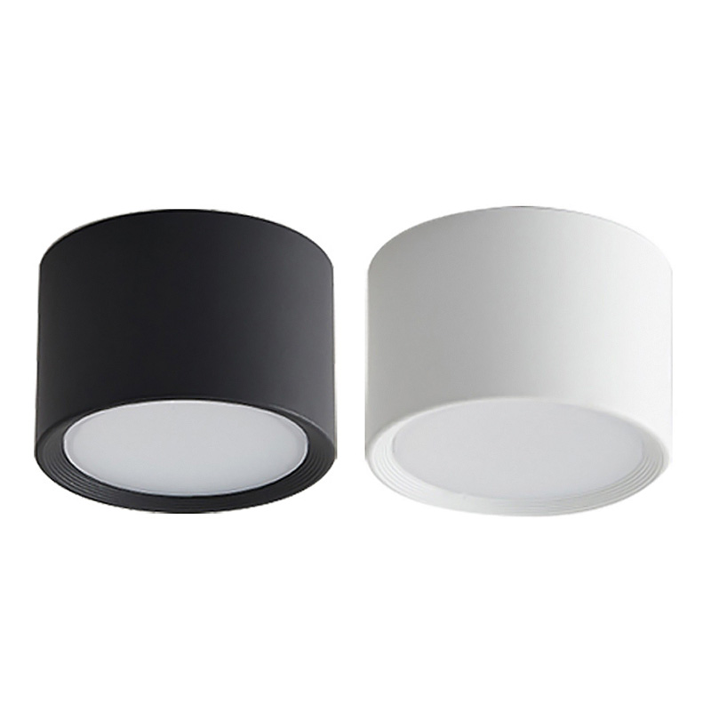 Home Ceiling Drum Light Fixture Flood LED Surface Mount Downlight